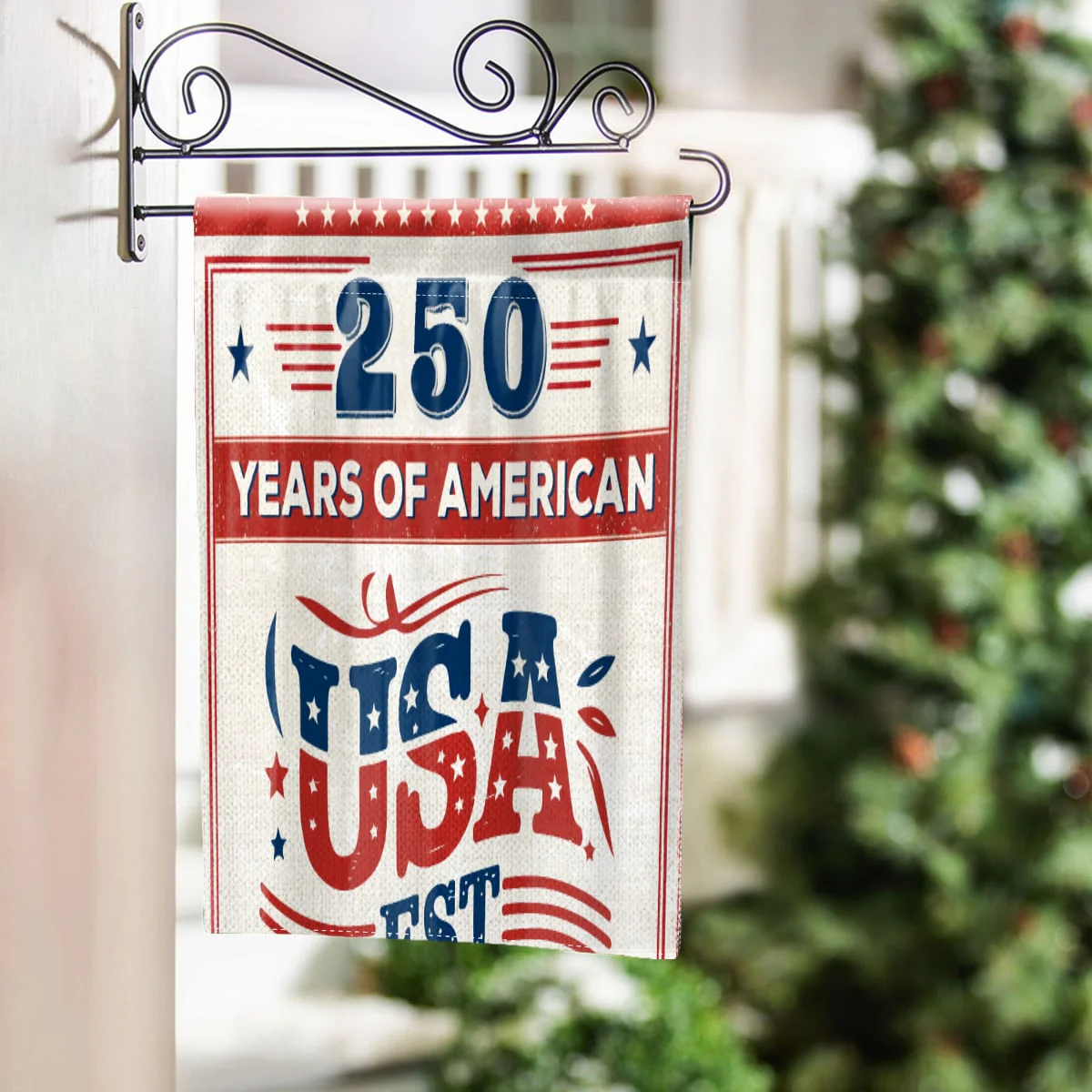 250 Years Of American USA EST 1776 - Personalized Flag - Patriotic Gift For Family, Veteran | HN02 - Image 5