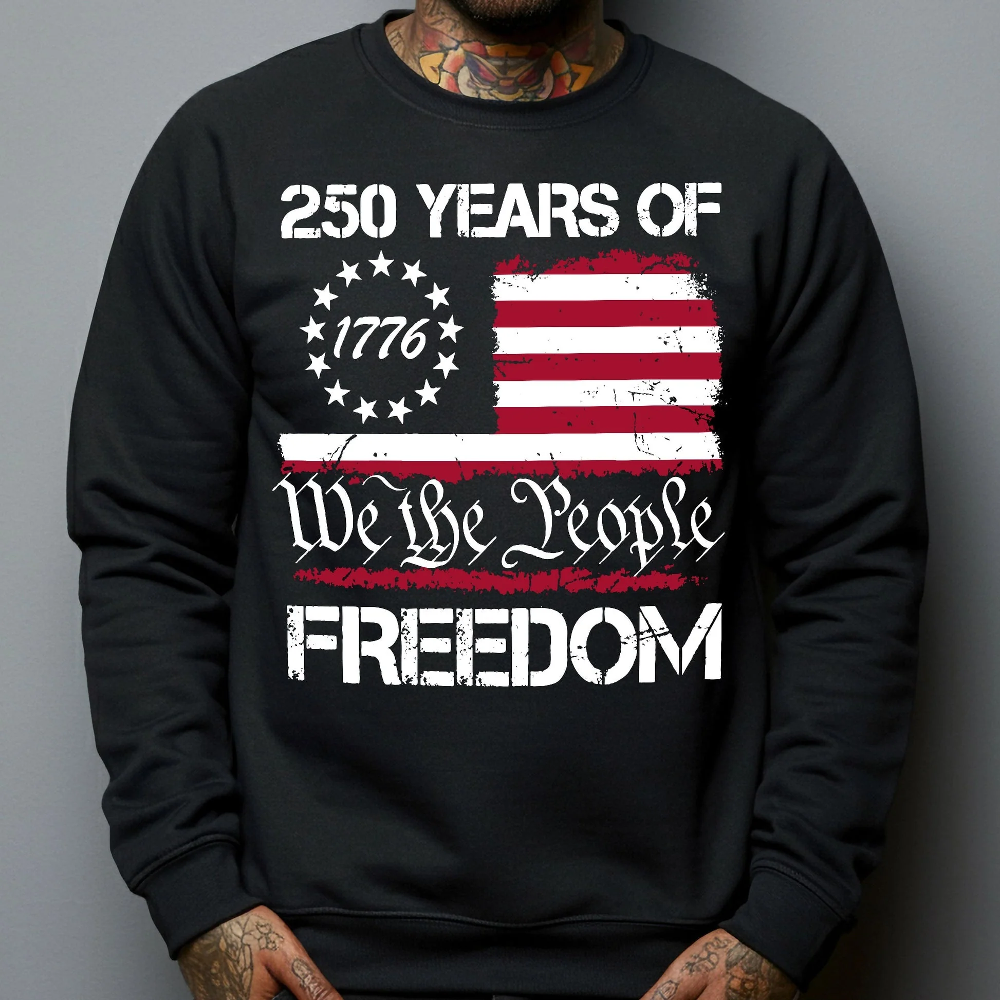 250 Years of Freedom We The People 1776 Shirt - Gift For Patriotic, Veteran | HN02 - Image 5