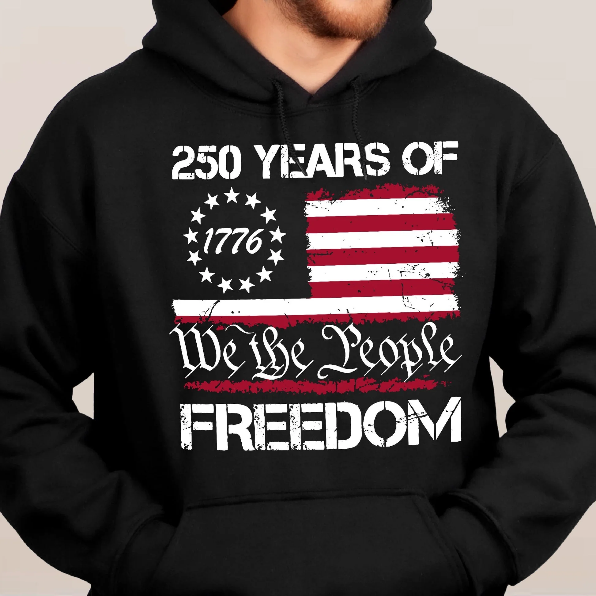 250 Years of Freedom We The People 1776 Shirt - Gift For Patriotic, Veteran | HN02 - Image 7