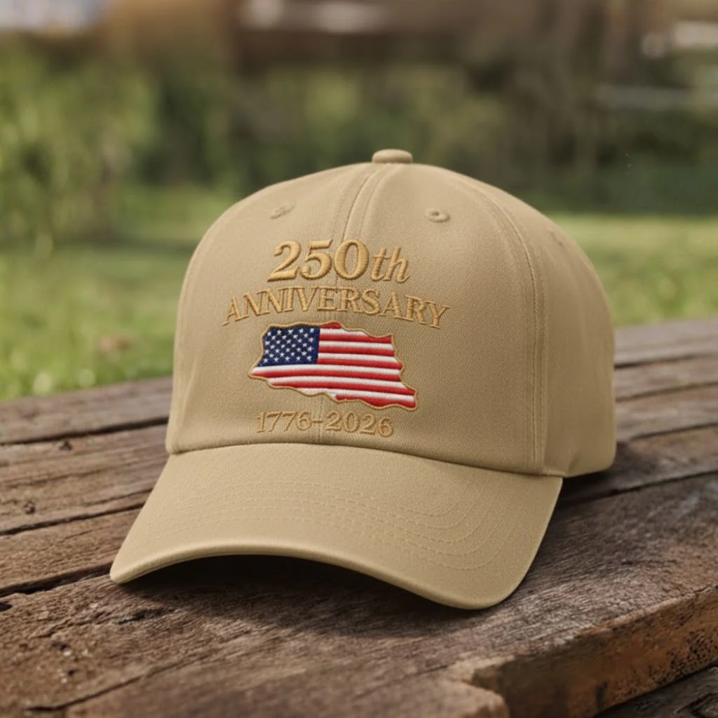 250th Anniversary 1776-2026 -Embroidered Cap - Gift For Patriotic HN02 - Image 3