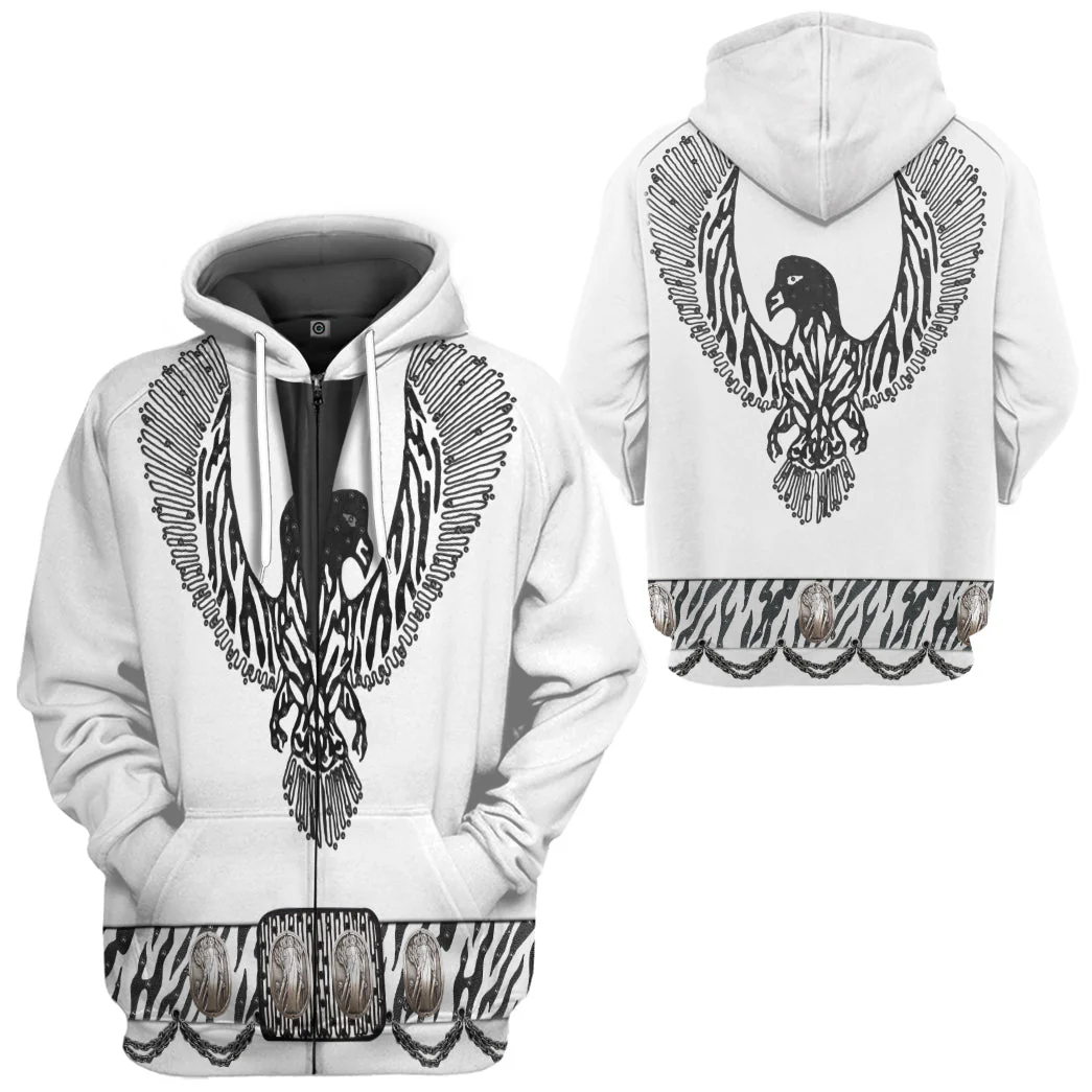 Costume 3D ELV PRL Black Phoenix Jumpsuit Hoodie - Image 3