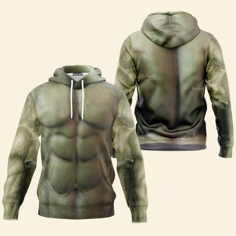 Incredible Hulk Costume Cosplay Hoodie - Image 2