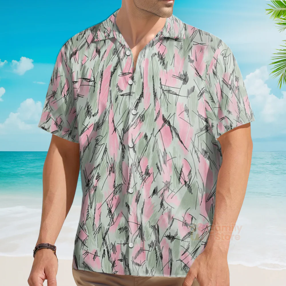Jim Hopper David Harbour In Stranger Things Costumes Movies Hawaii Shirt - Image 3