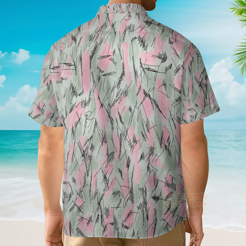 Jim Hopper David Harbour In Stranger Things Costumes Movies Hawaii Shirt - Image 4