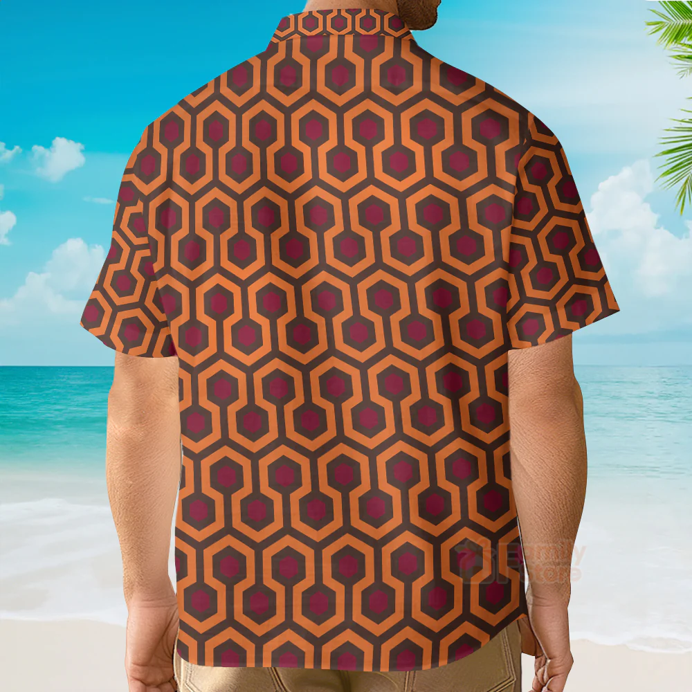 Overlook Hotel Carpet The Shining Cosplay - Hawaiian Shirt PN201006Lb - Image 4
