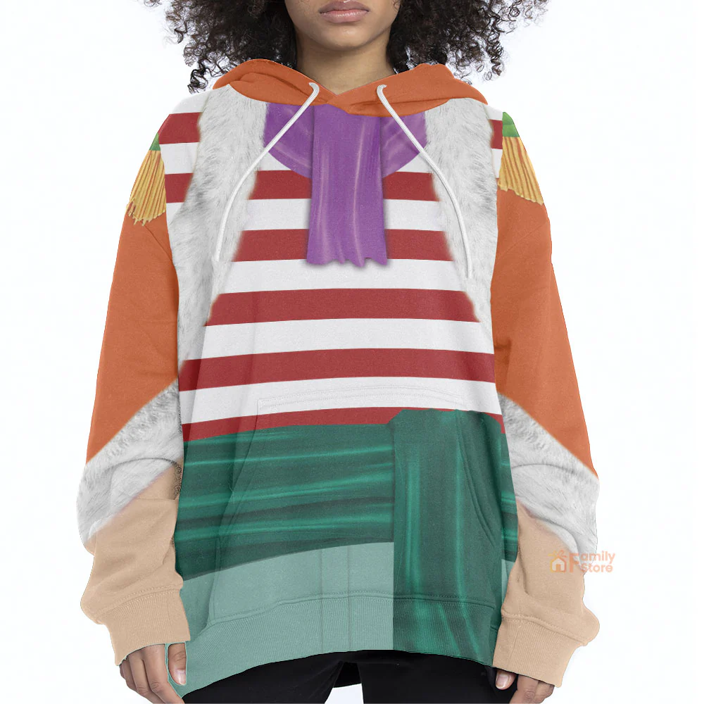 Shichibukai Buggy OnPi Pirate Adventure Costume Hoodie - Image 5