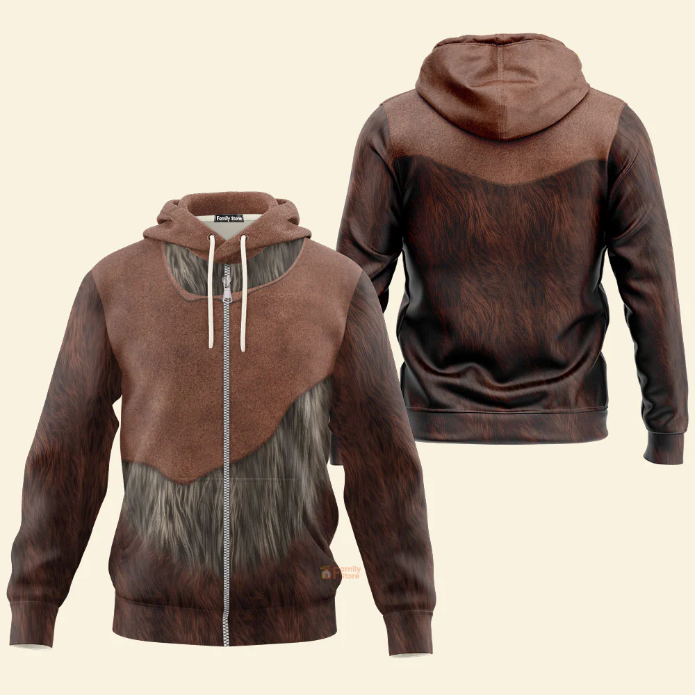 Stwa Ewok Costume Cosplay - Hoodie - Image 2