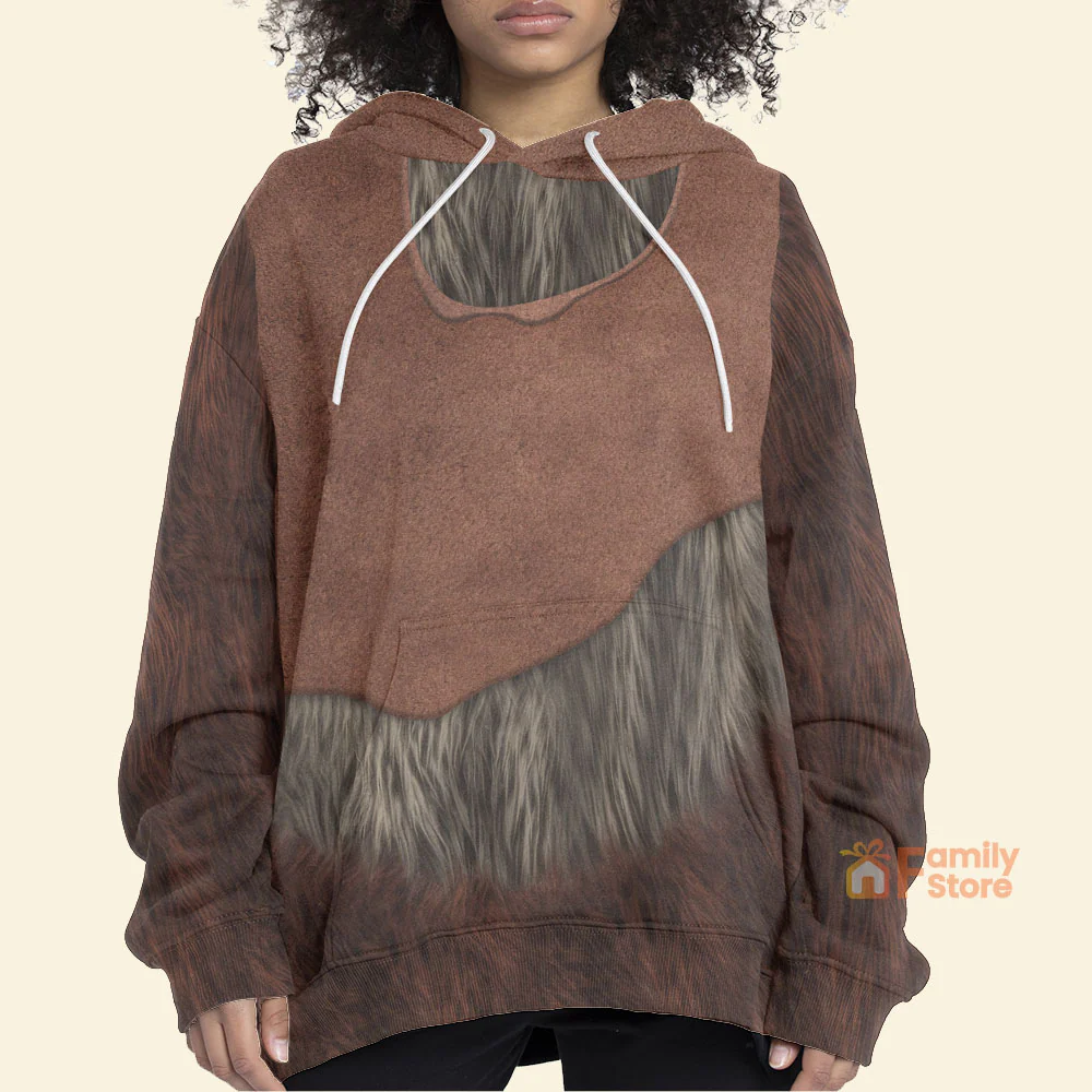 Stwa Ewok Costume Cosplay - Hoodie - Image 5