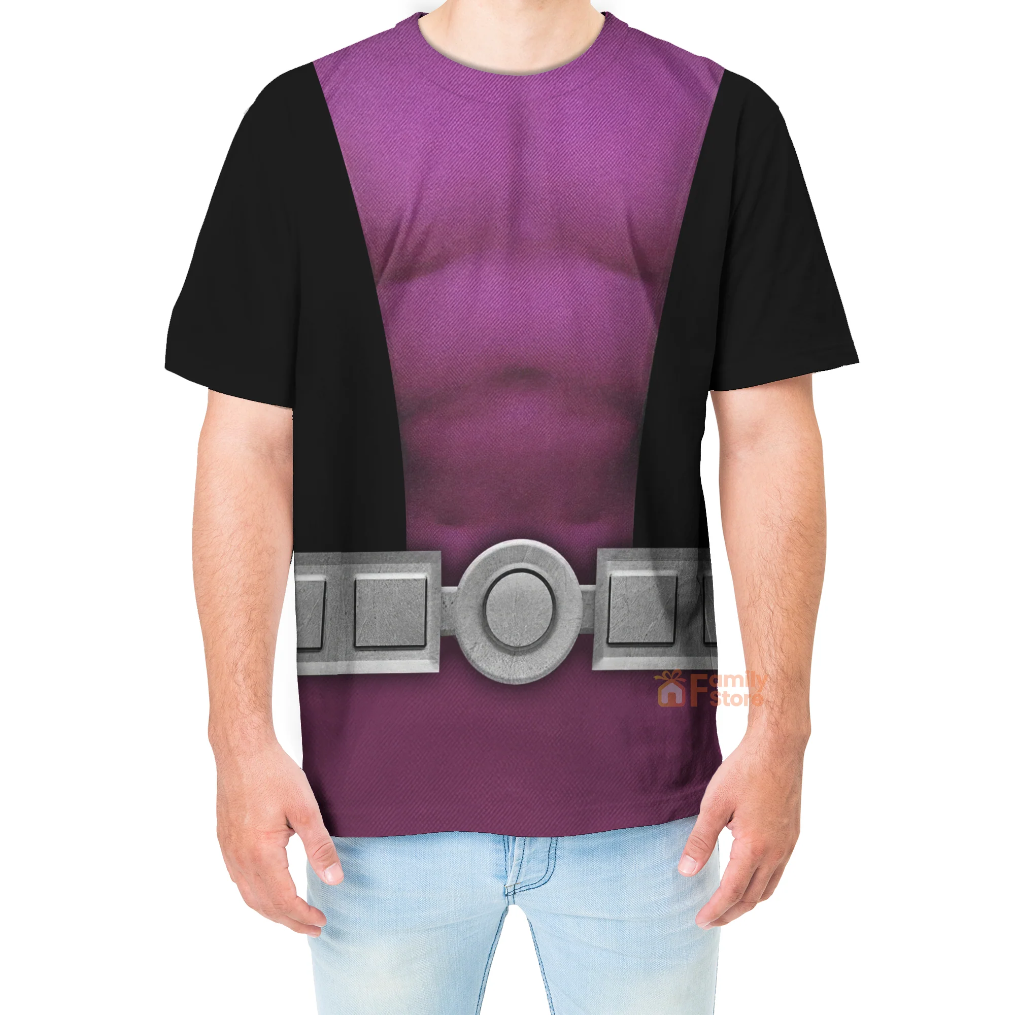 Teen Titan Beast Boy Cosplay T-Shirts For Men - Image 4