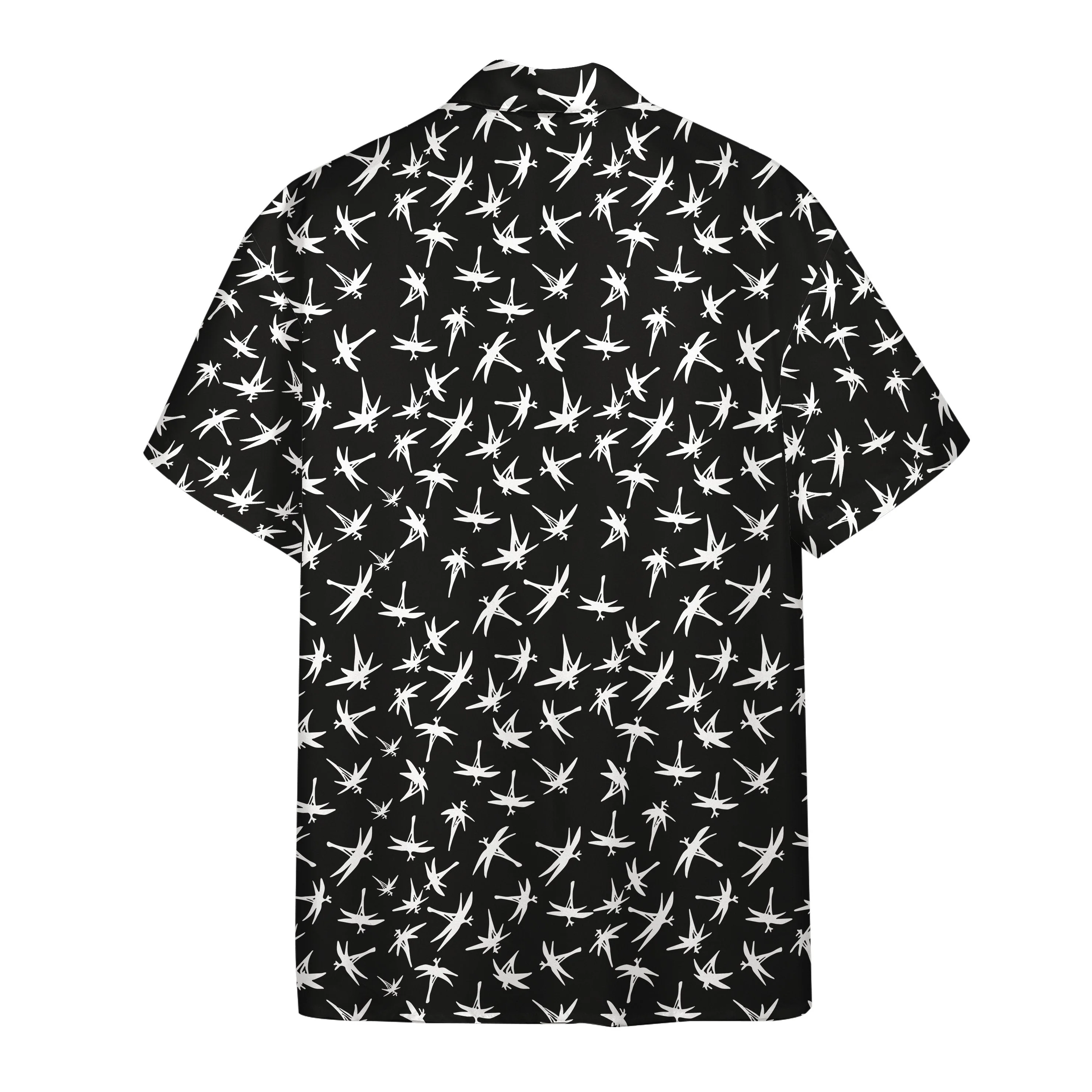 Tom Selleck Magnum Pi Midnight Bamboo Black Custom Hawaii Shirt - Image 2