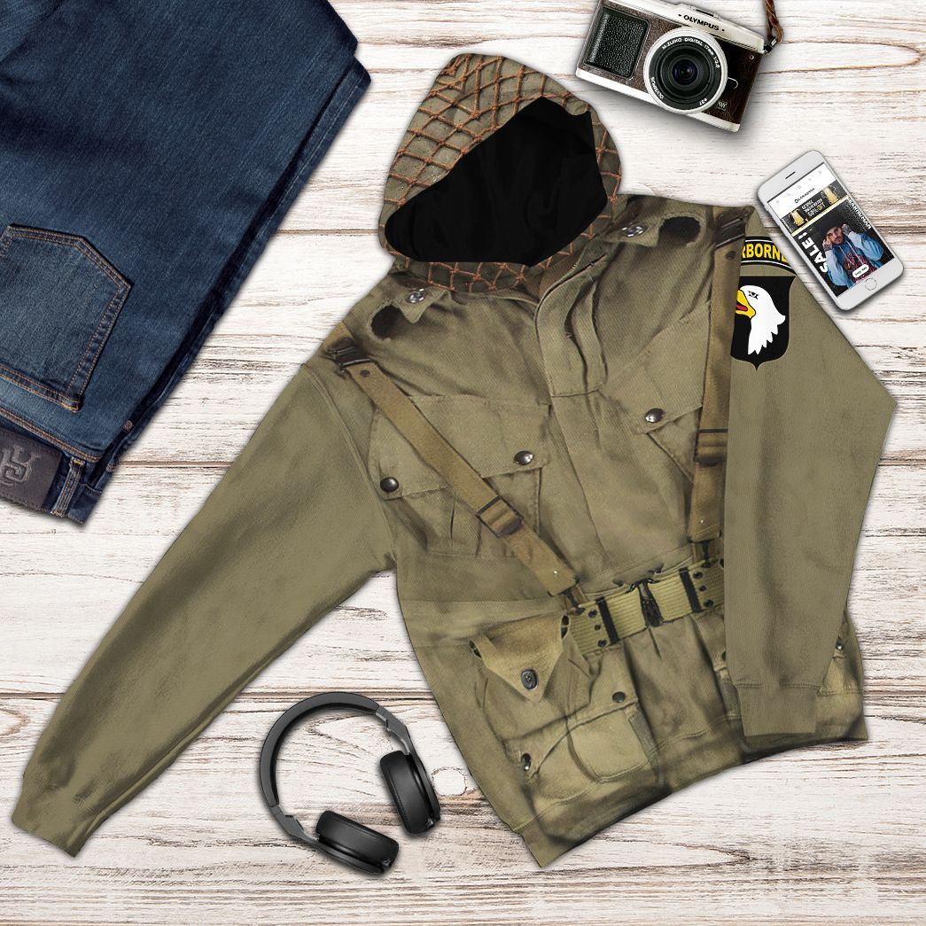 WW2 Paratroopers Hoodie For Men - Image 3