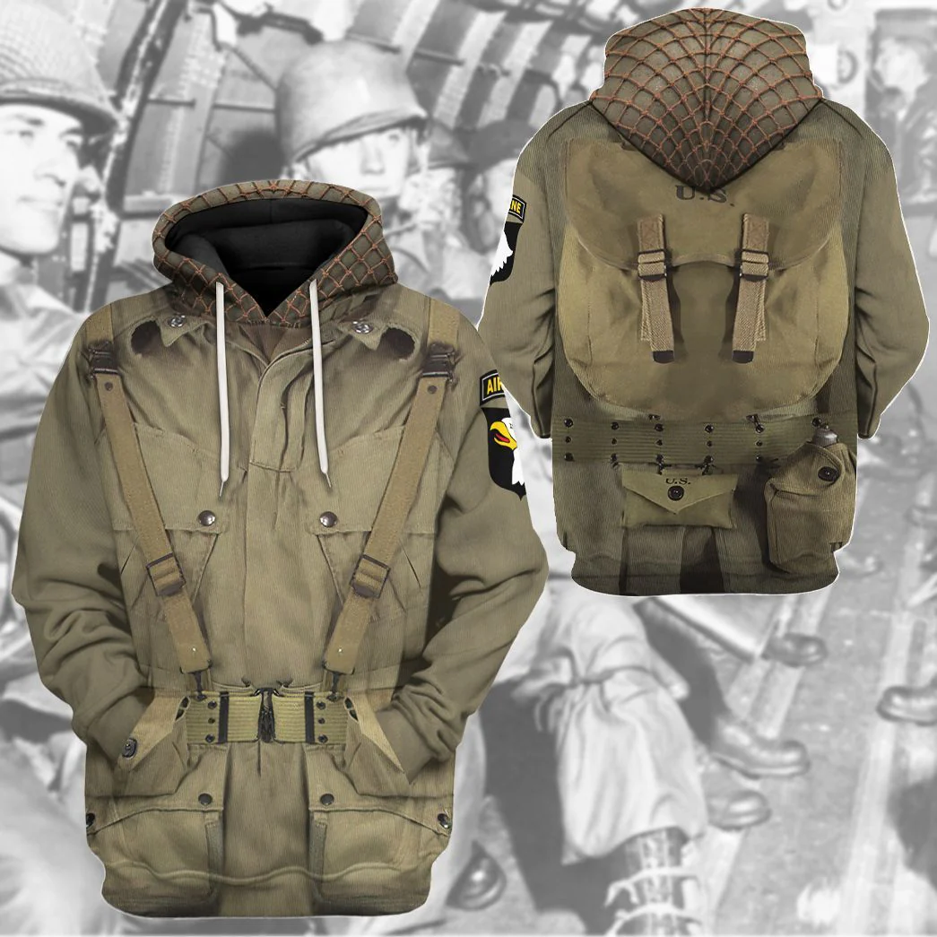 WW2 Paratroopers Hoodie For Men - Image 4