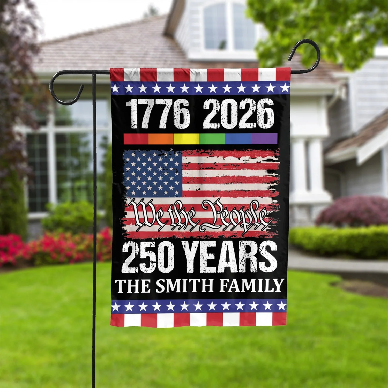 776–2026 250 Years We The People - Personalized Flag - Patriotic Gift For Family, American Christian | HN02 - Image 2