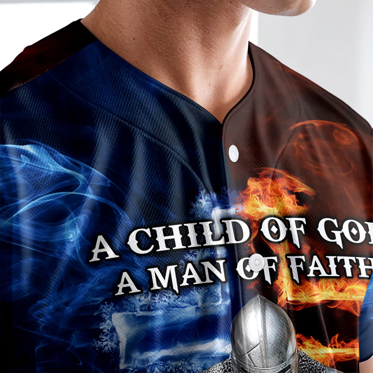 A Child of God A man of Faith Baseball Jersey Bundle - Image 6