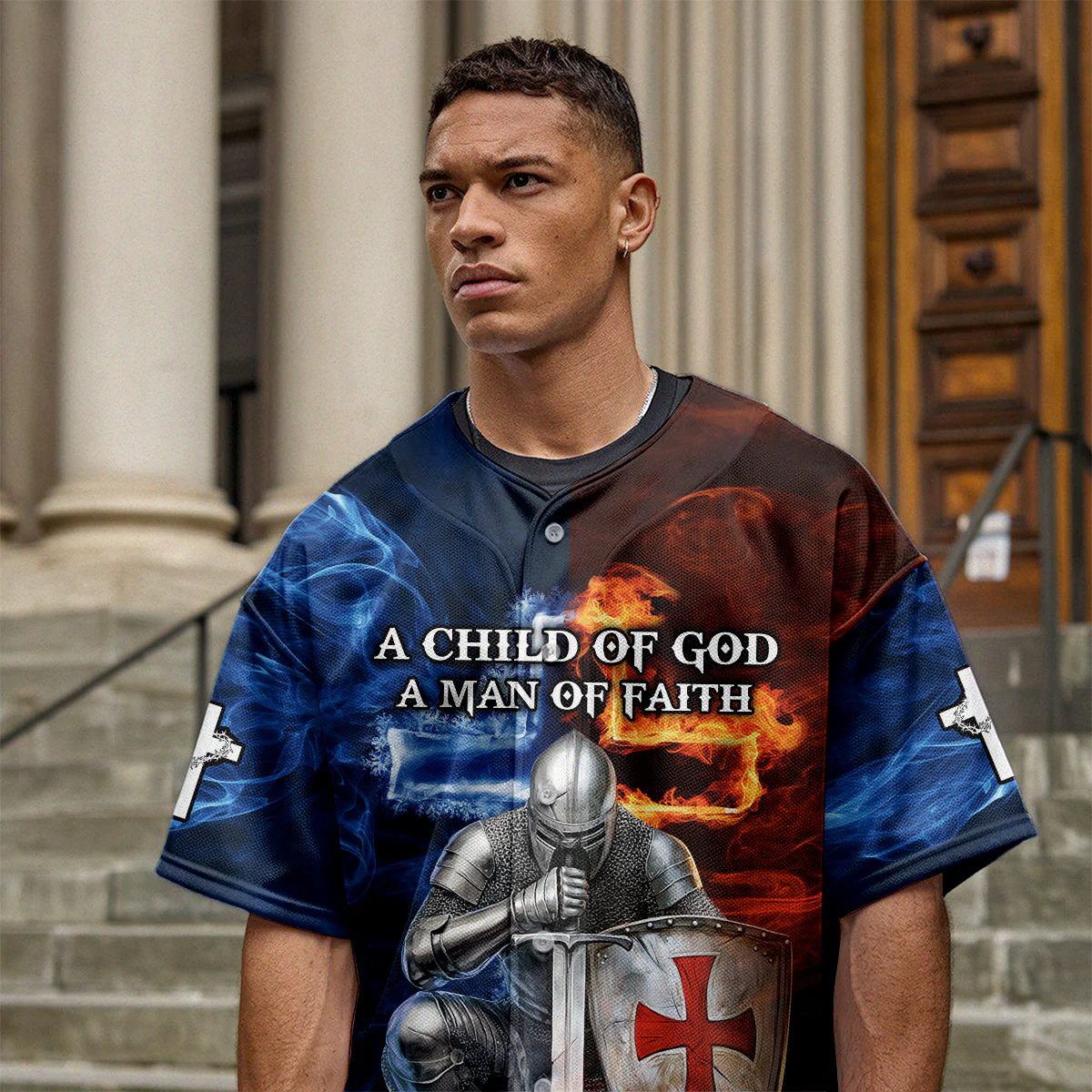 A Child of God A man of Faith Baseball Jersey Bundle - Image 7