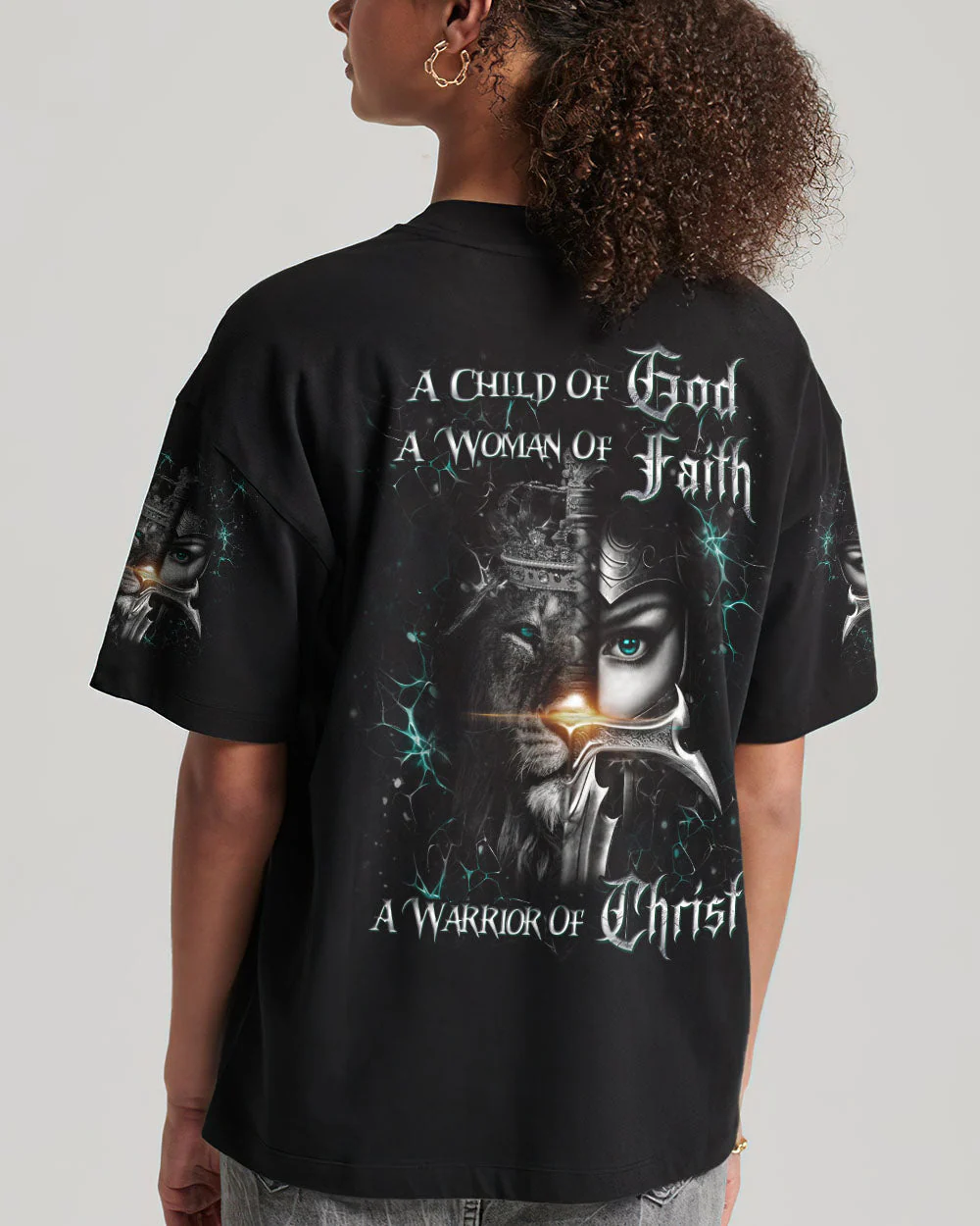 A Child Of God A Woman Of Faith - Women's All Over Print Shirt TD118