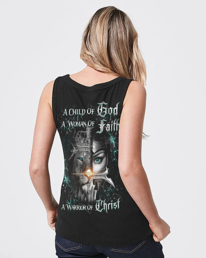A Child Of God A Woman Of Faith - Women's All Over Print Shirt TD118 - Image 14