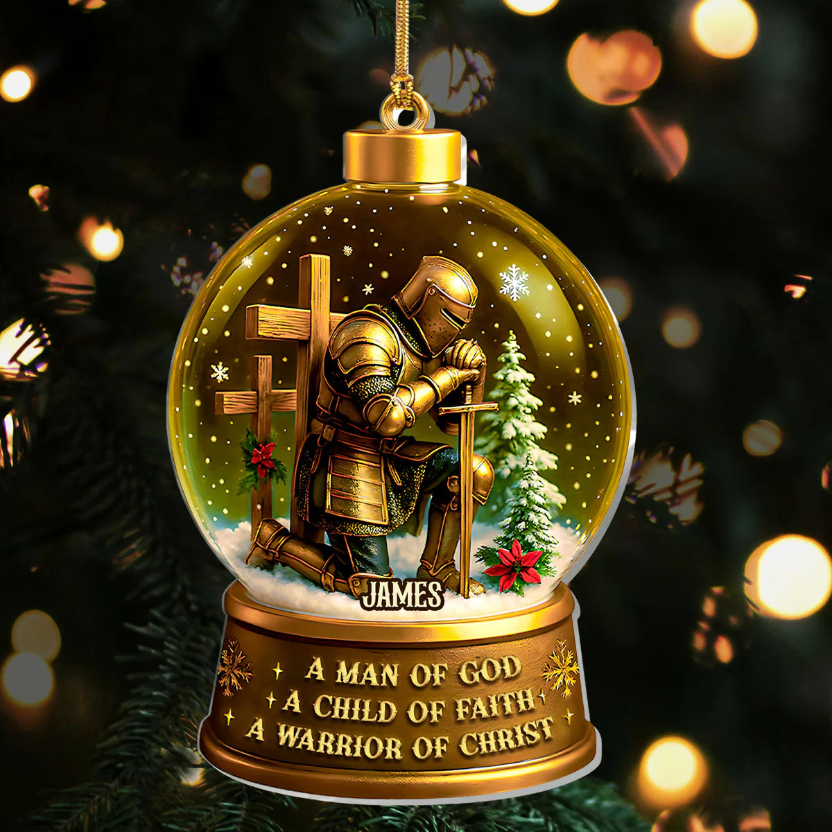 A Child Of God - Personalized Acrylic Ornament TD118