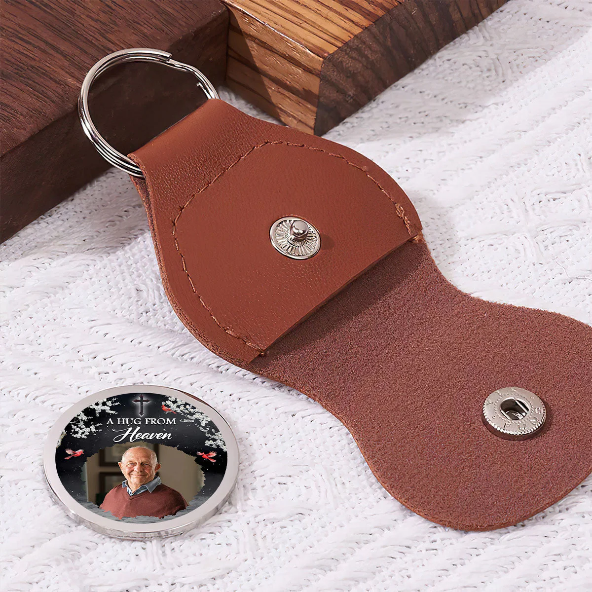 A Hug From Heaven - Personalized Pocket Hug - Christian Gift For Memorial Human BA01 - Image 2