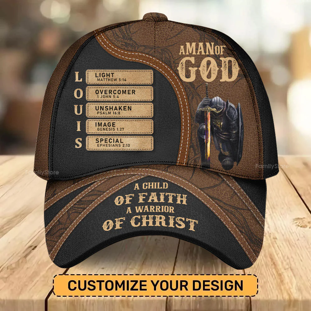 A Man Of God - Personalized Classic Cap
