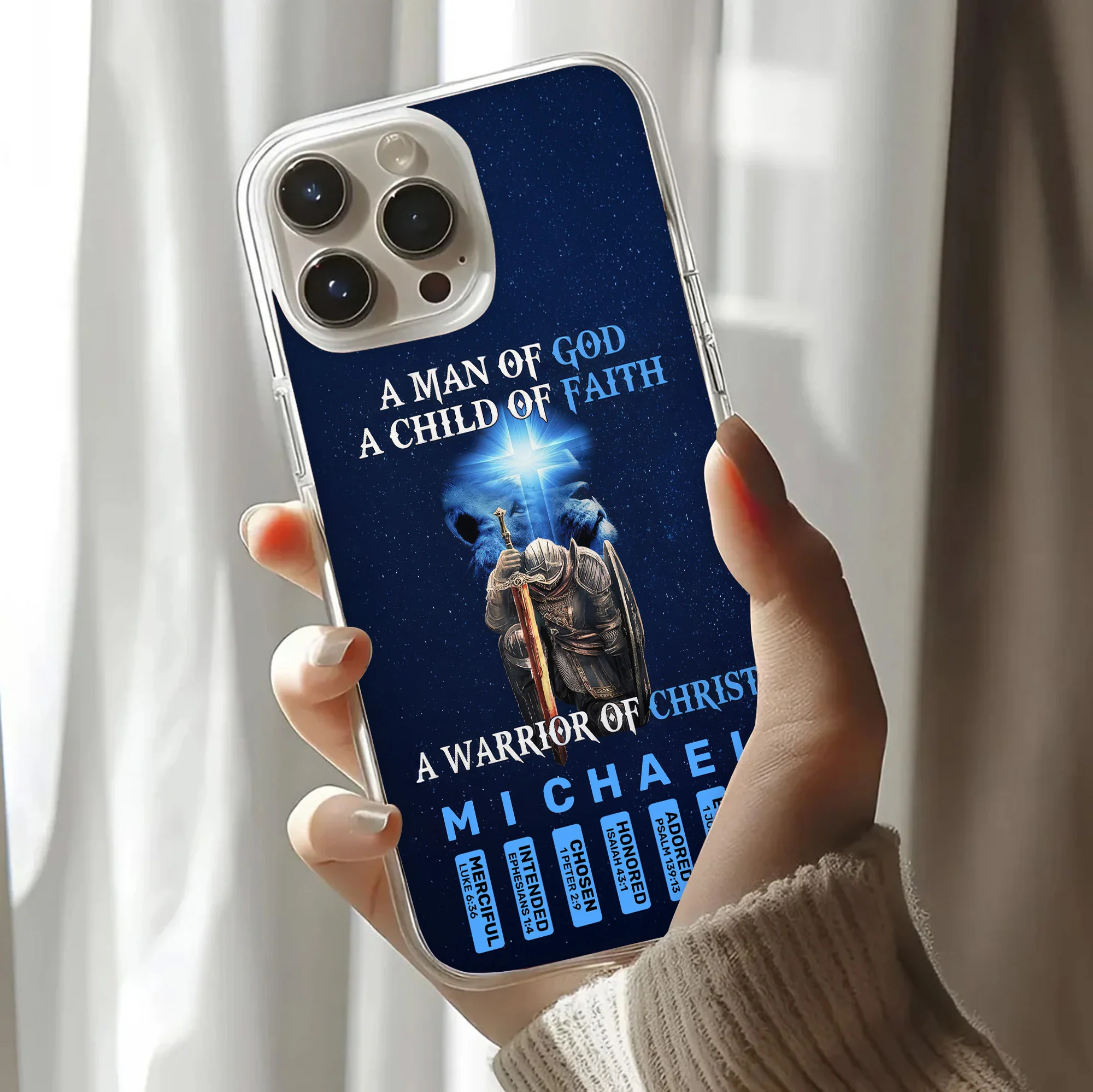 A Man Of God - Personalized Phone Case TD118 - Image 3