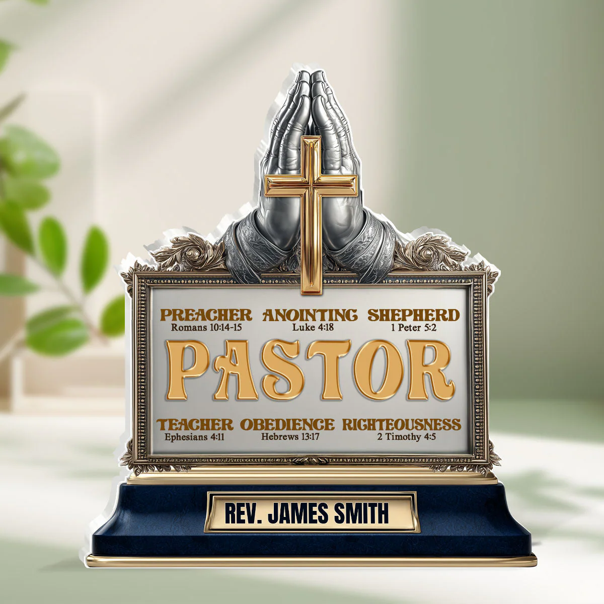A Servant To All - Personalized Acrylic Plaque TD118