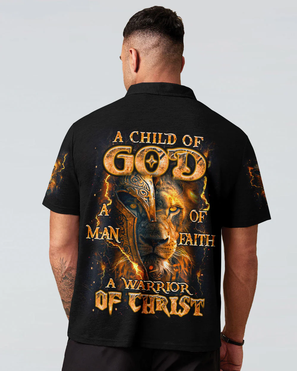 A Warrior Of Christ Lion Men's All Over Print Shirt - Yhhn0702251 - Image 10