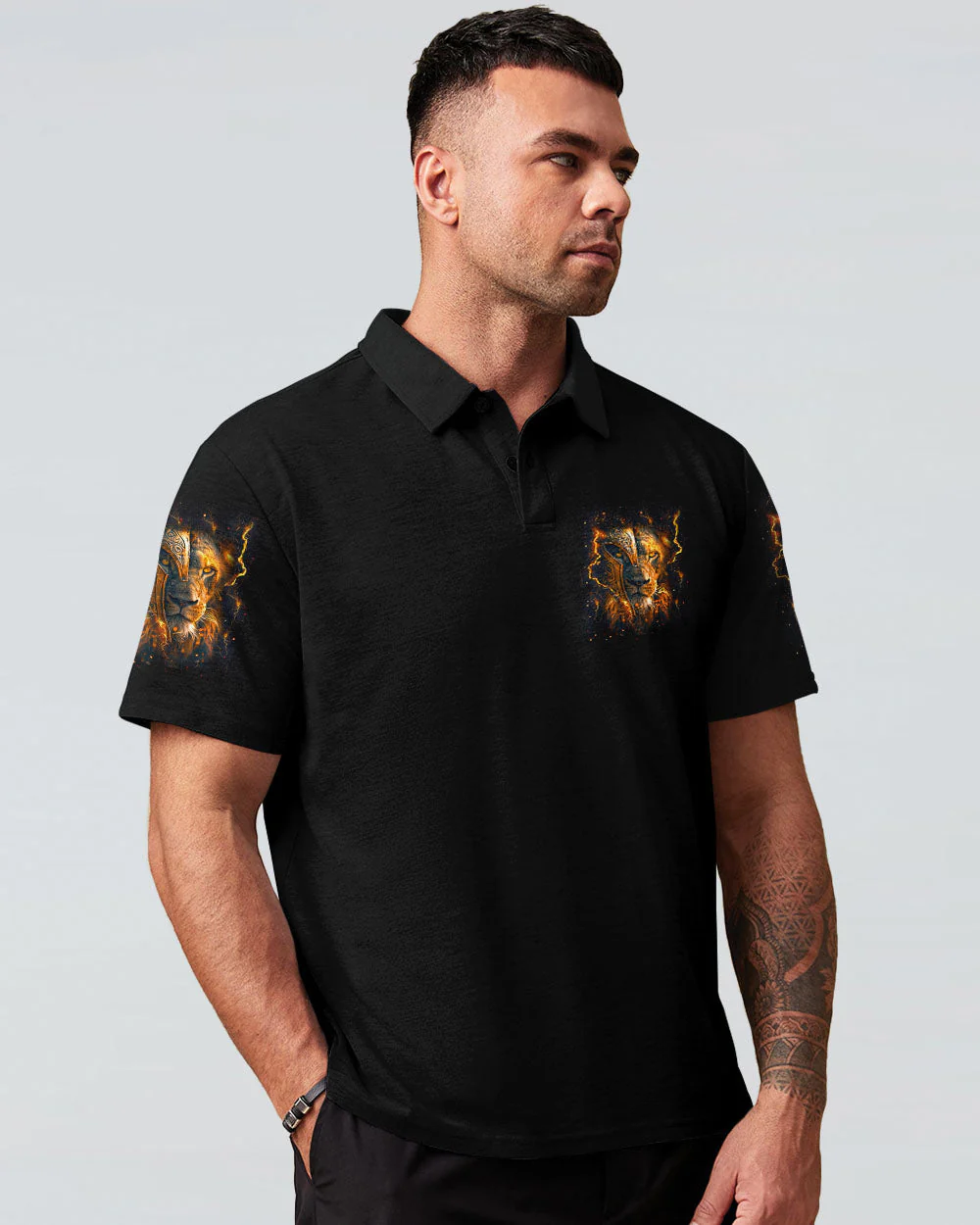 A Warrior Of Christ Lion Men's All Over Print Shirt - Yhhn0702251 - Image 11