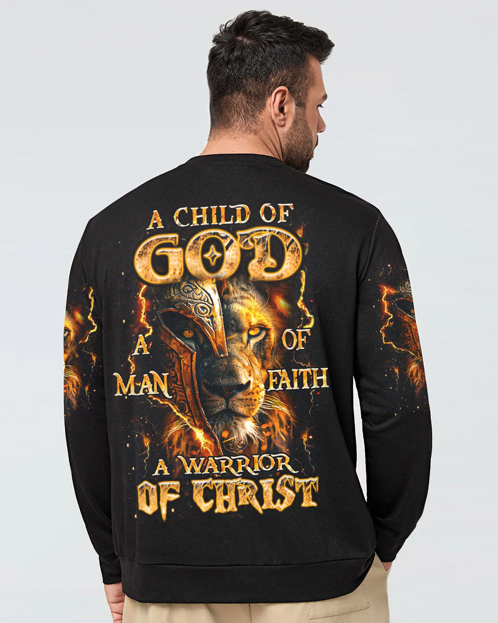 A Warrior Of Christ Lion Men's All Over Print Shirt - Yhhn0702251 - Image 6
