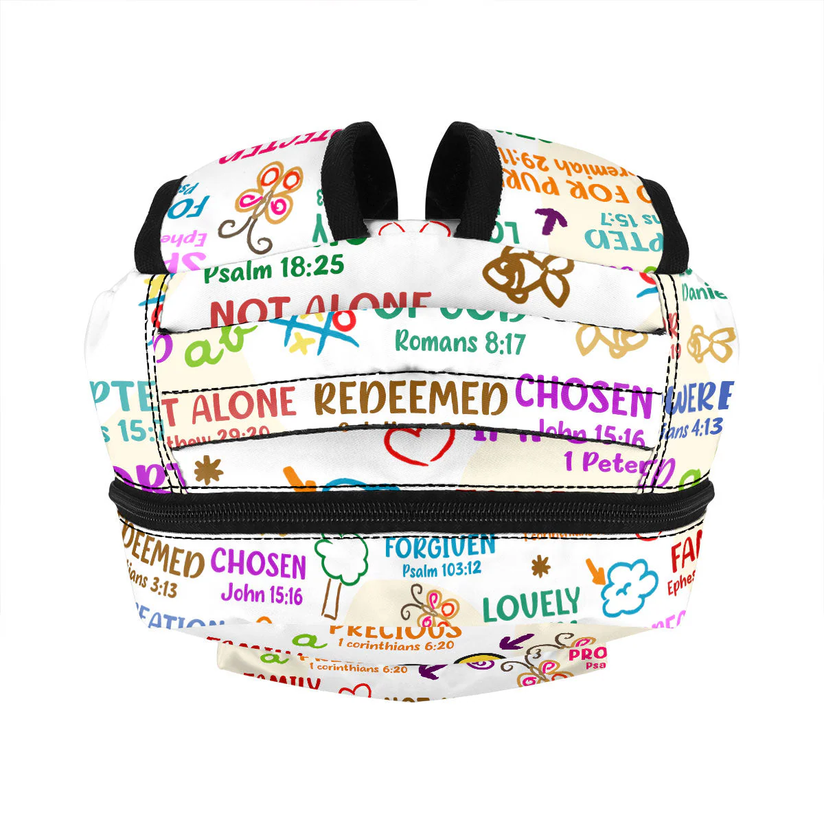 Affirmation Bible Verses - Personalized Backpack -  Gift For Kids, Back To School | GR29 TD118 - Image 4