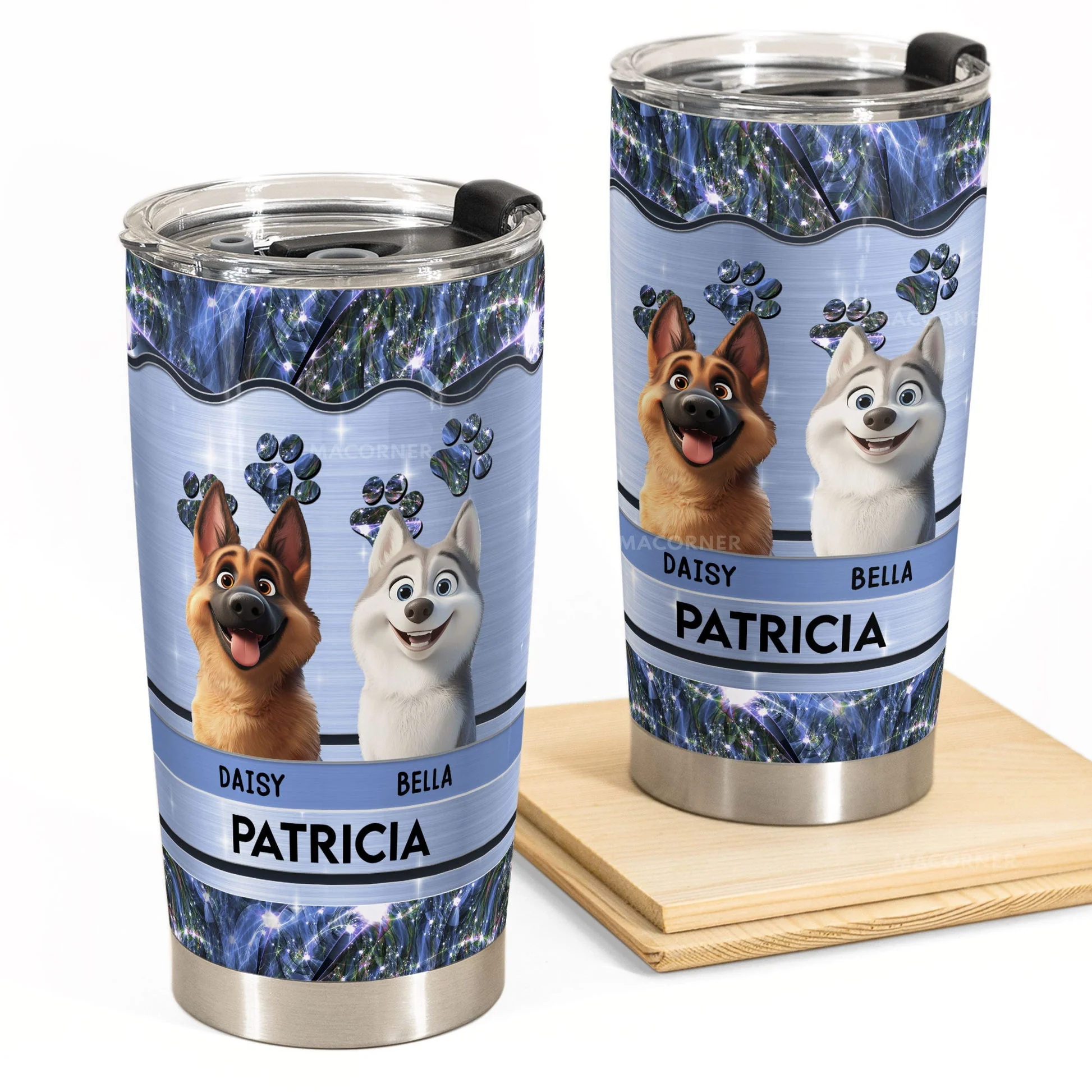All You Need Is Love And A Dog - Personalized Tumbler Cup - Gift for Pet Owners, Pet Lovers, Dog Mom, Dog Dad | CLP15 NH96 - Image 5