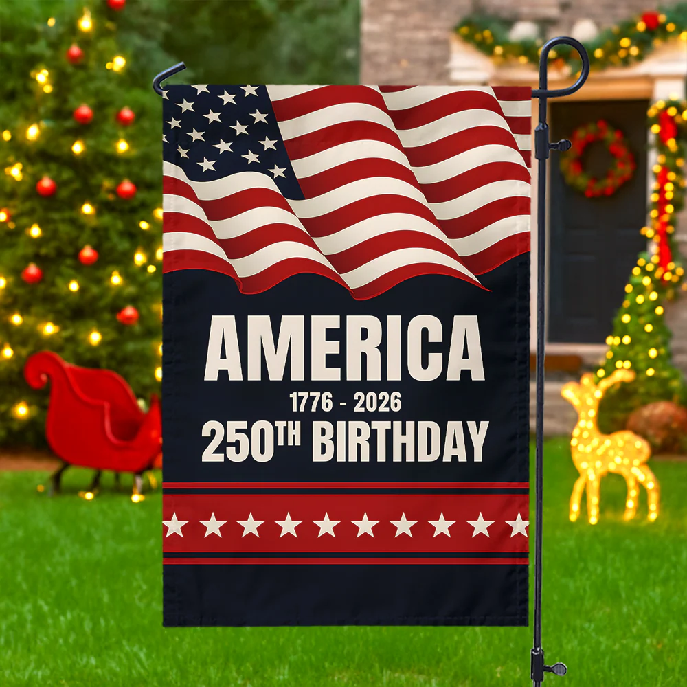 America 1776 - 2026 250th Birthday Flag - Patriotic Gift For Family, Veterans & Military HN02 - Image 2