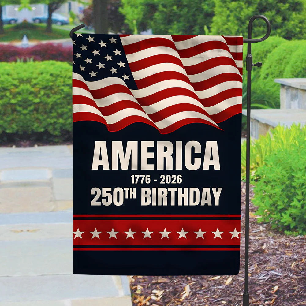 America 1776 - 2026 250th Birthday Flag - Patriotic Gift For Family, Veterans & Military HN02 - Image 3