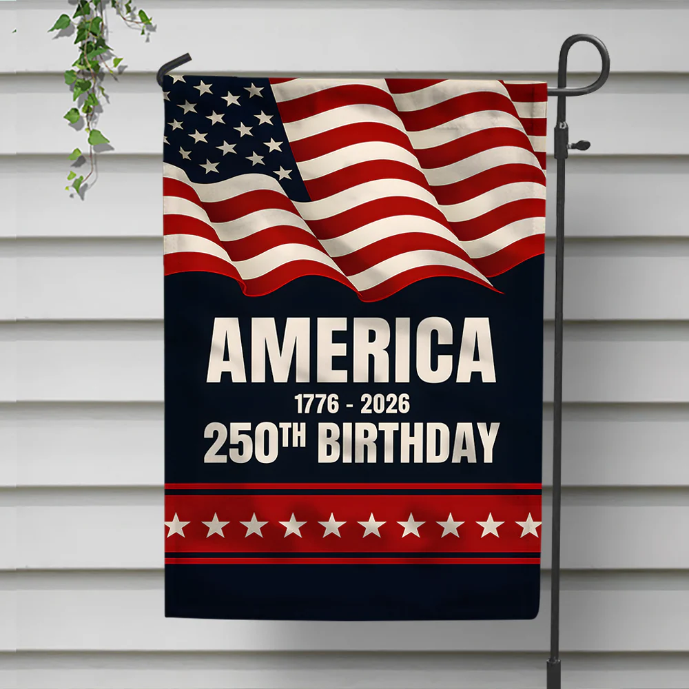 America 1776 - 2026 250th Birthday Flag - Patriotic Gift For Family, Veterans & Military HN02 - Image 4