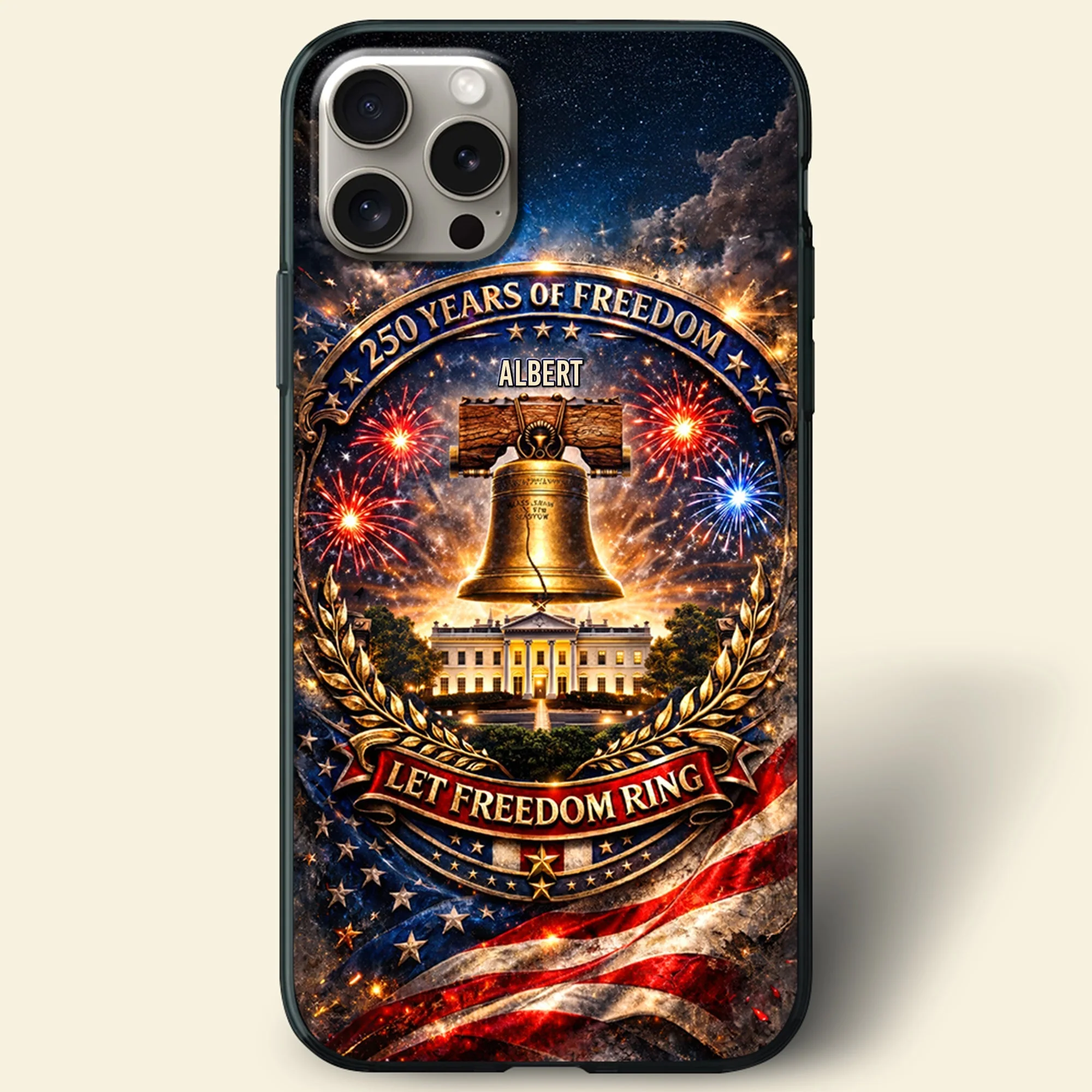 America 250 Years of Freedom Celebration - Personalized Phone Case - Gifts For Patriots - Image 4