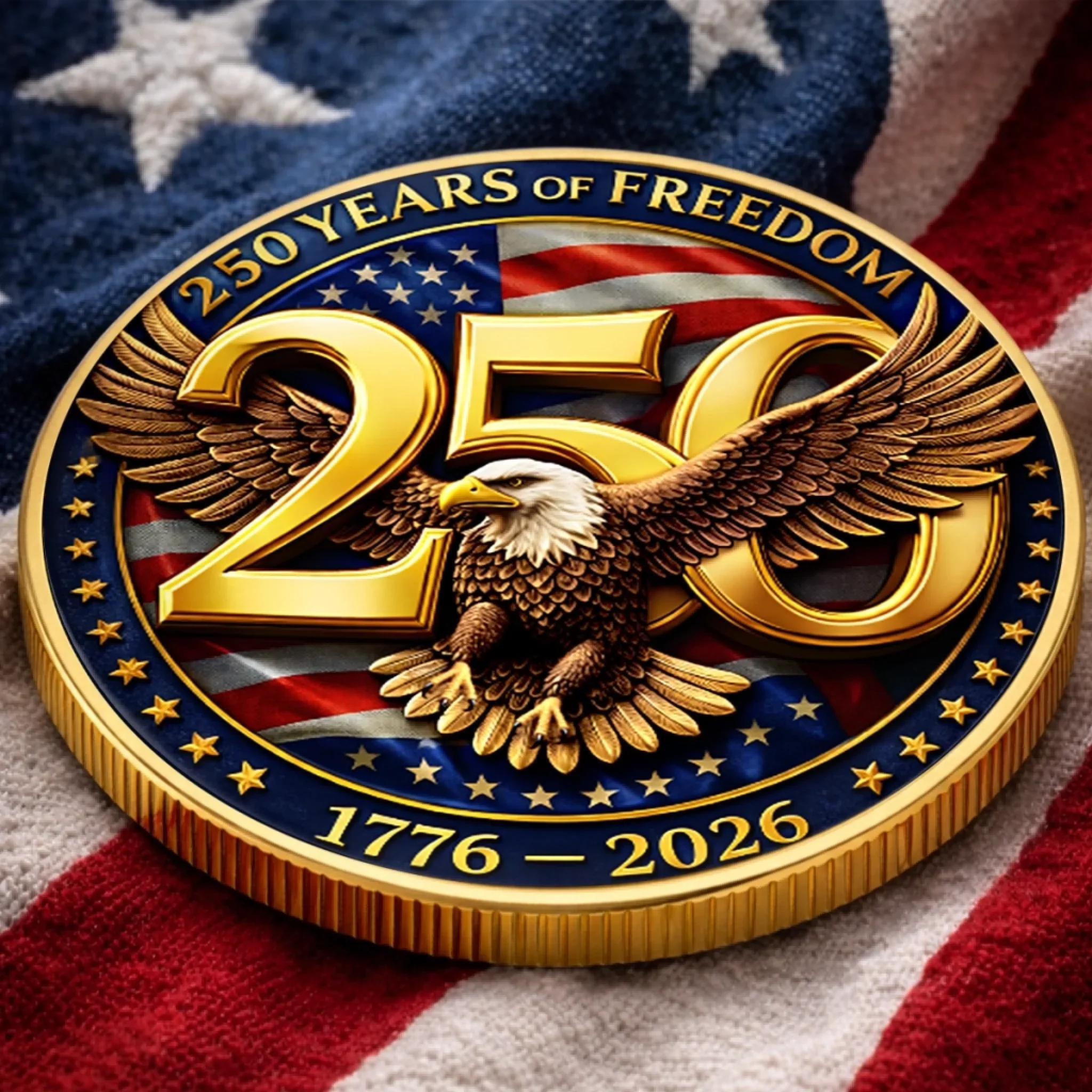 America 250 Years Of Freedom - Commemorative Coin - Gift For Patriotic | HN02 - Image 5