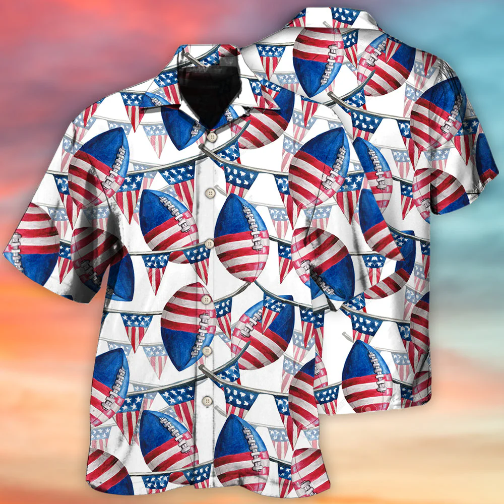 America Independence Day Basic Style Hawaiian Shirt - Image 2