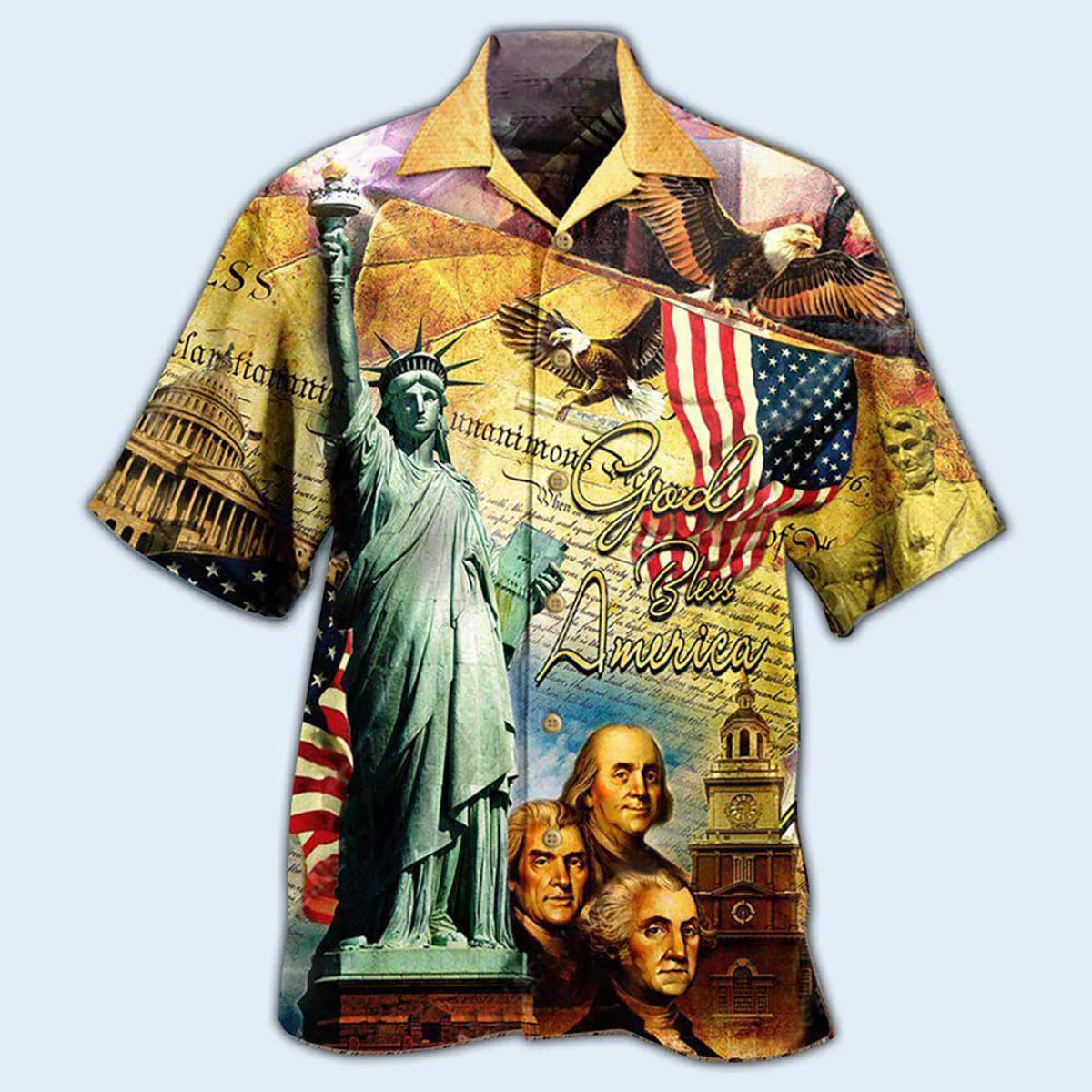 America We The People Patriotism Hawaiian Shirt - Image 2