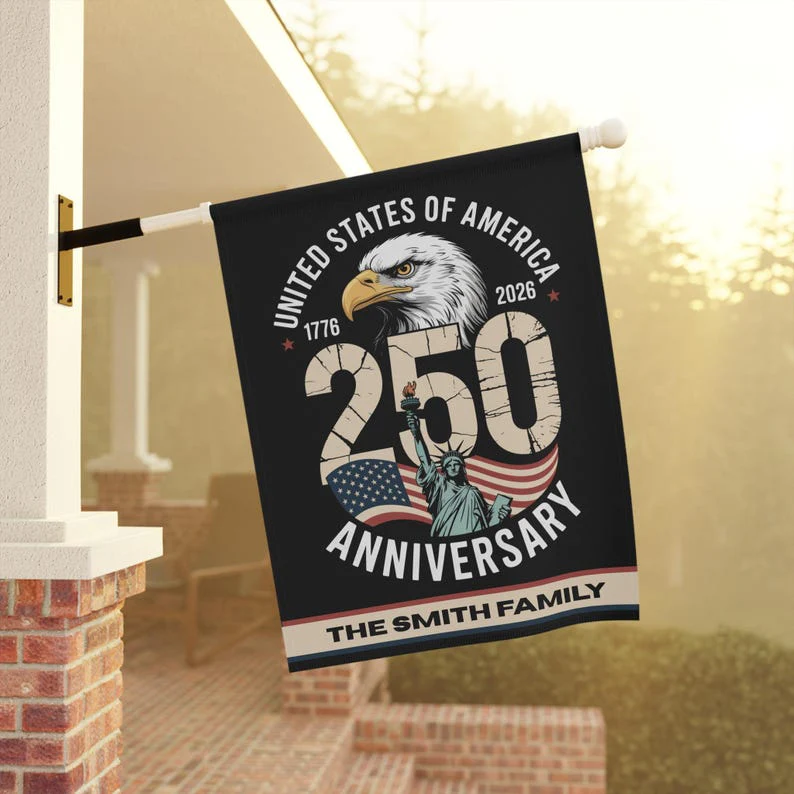 American Eagle 250th Anniversary Flag - Gift For Patriotic, Veterans | HN02 - Image 3