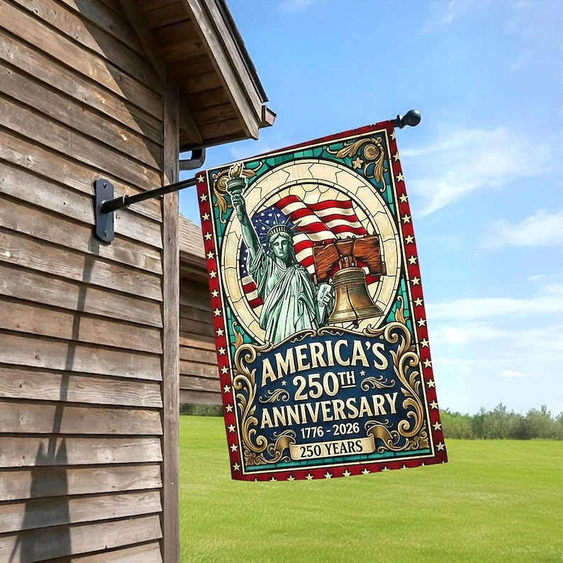 America’s 250th Anniversary Semiquincentennial Flag - Gift For Patriotic, Veterans | HN02 - Image 4