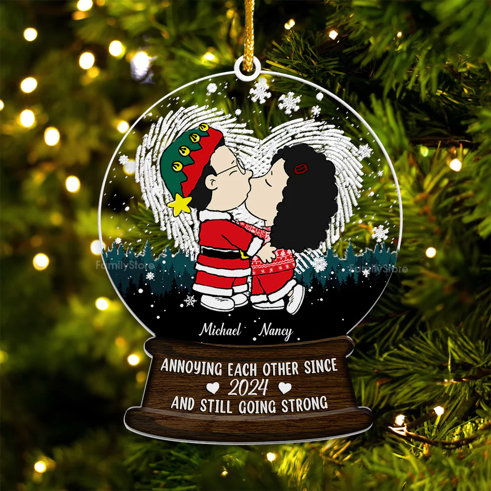 Annoying Each Other Since - Personalized Acrylic Ornament - Gift For Couple, Anniversary - CL45 NA94 - Image 5
