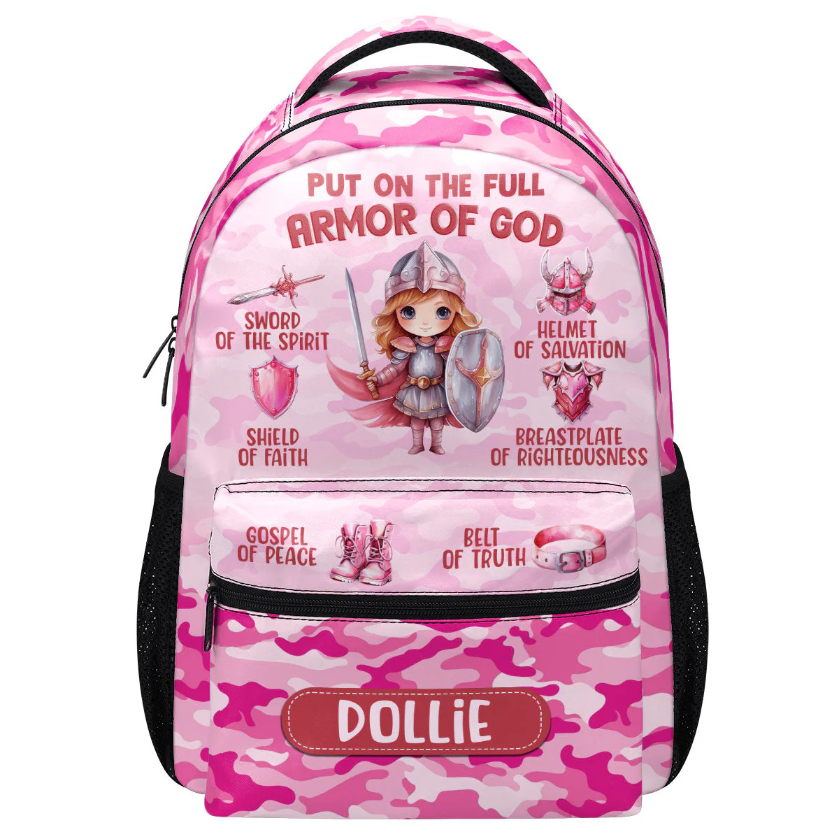 Armor Of God Kid - Personalized Backpack - Back To School Gift For Kids | TD118