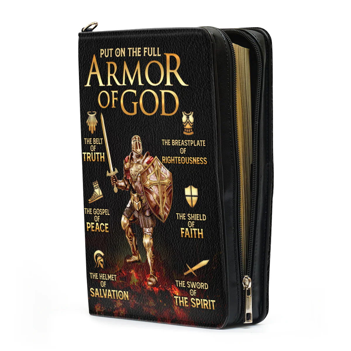 Armor Of God - Personalized Bible Cover TD118 - Image 4