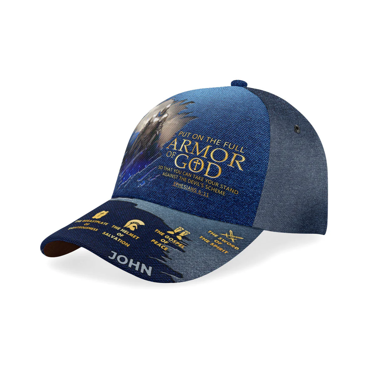 Armor Of God | Personalized Classic Cap - Image 2