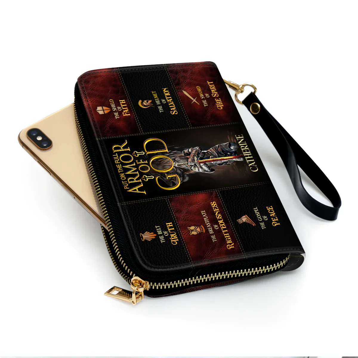 Armor Of God - Personalized Leather Wallet - Image 4