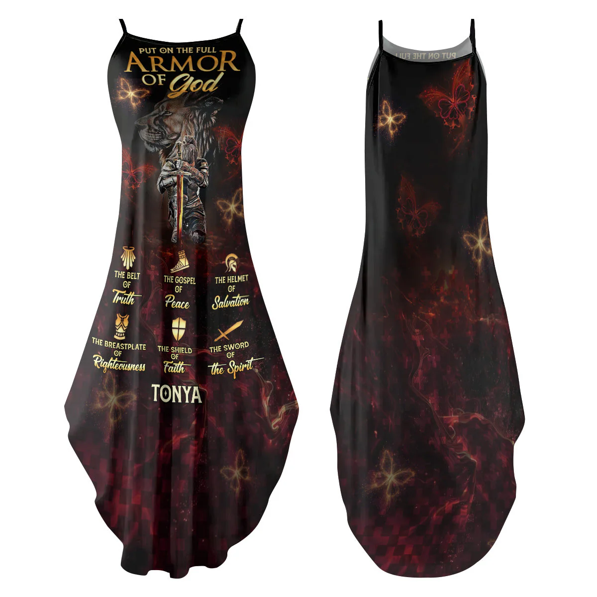 Armor Of God | Personalized Maxi Dress - Image 2