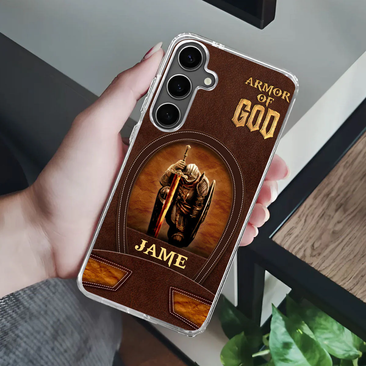 Armor Of God - Personalized Phone Case - Christian Gift BA01 - Image 4