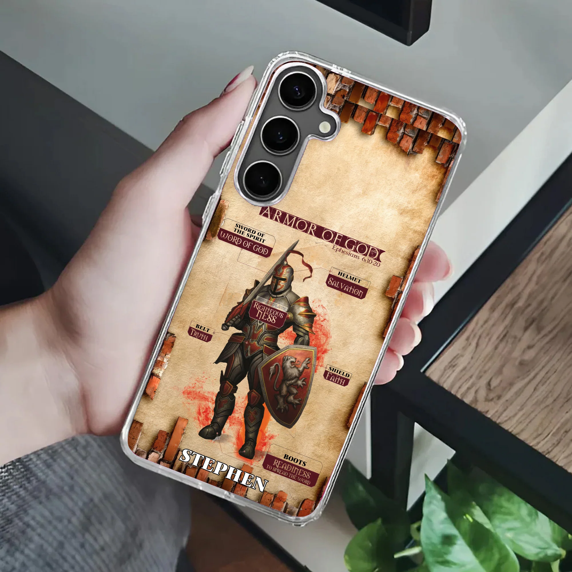 Armor Of God - Personalized Phone Case TD118 - Image 4