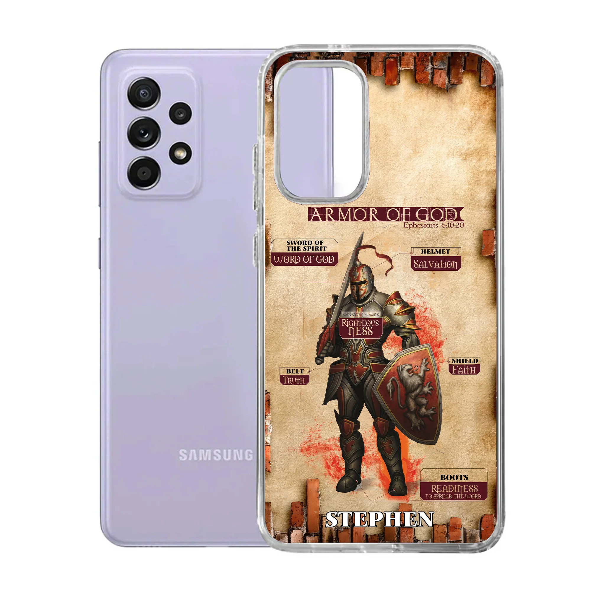 Armor Of God - Personalized Phone Case TD118 - Image 6