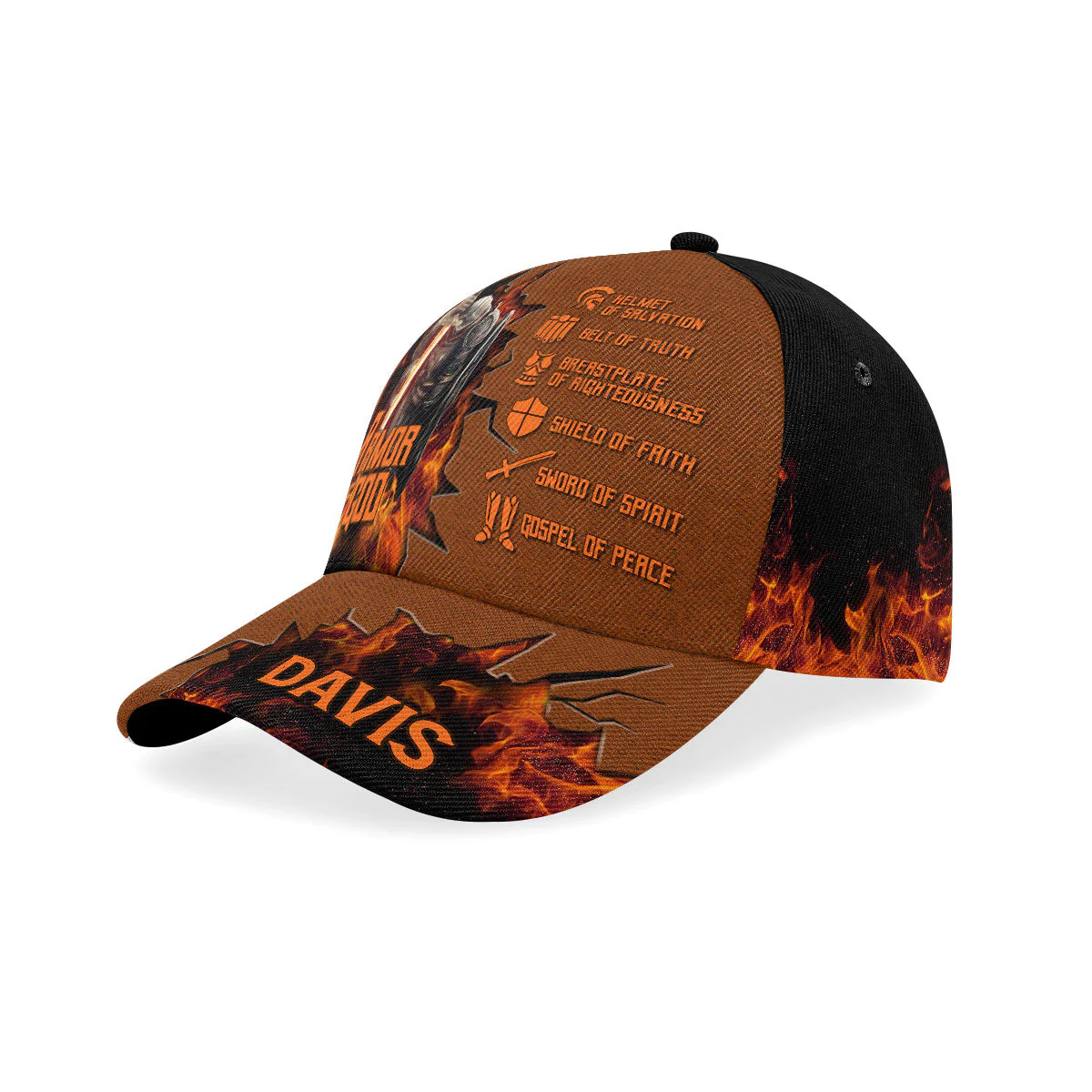 Armor Of God Shield Of Faith - Personalized Classic Cap - Gift for Men, Dad, Grandpa, Husband - NH96 - Image 2